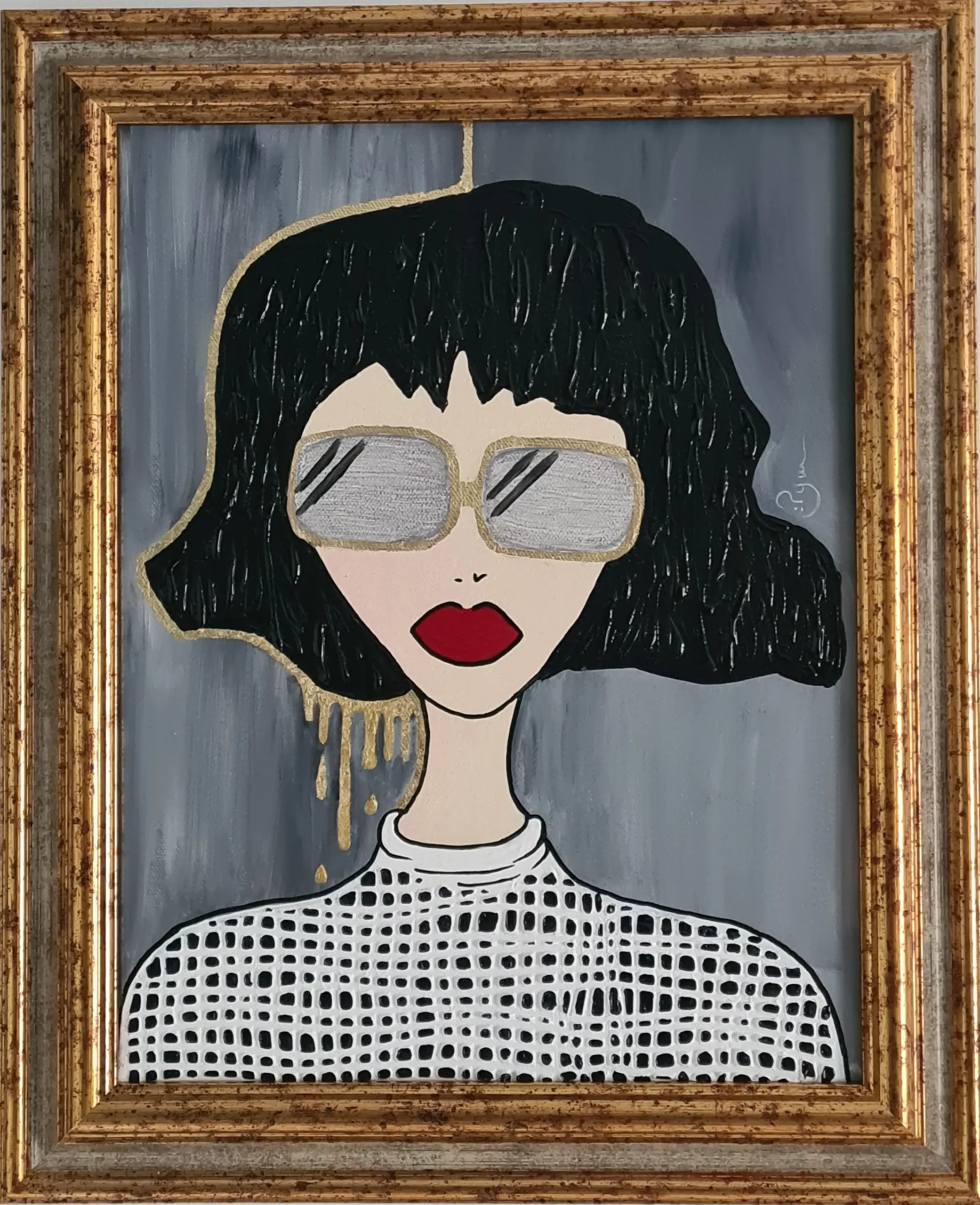 le portrait d’ »ANNA » femme en or
